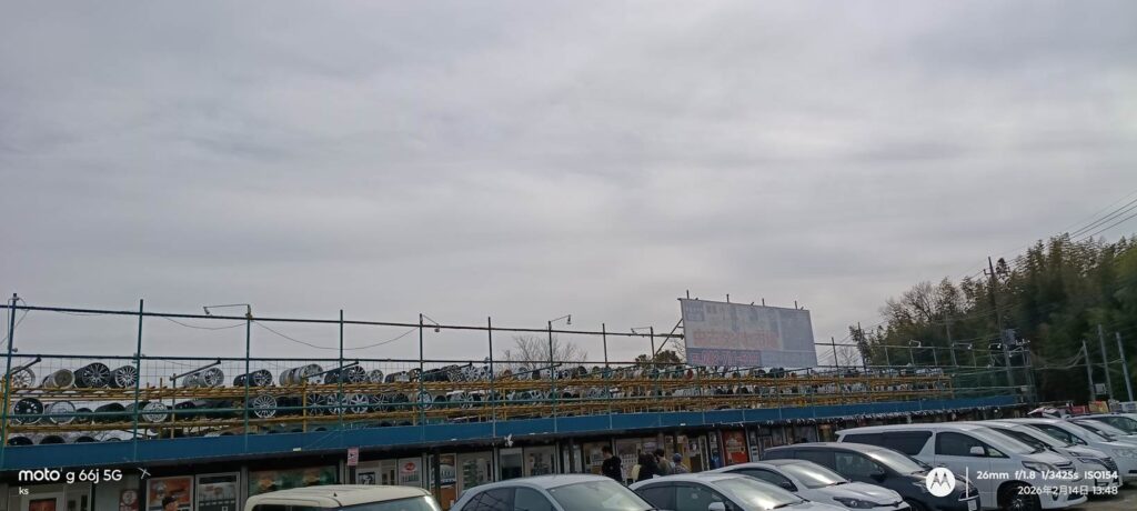 相模原レトロ販売機の駐車場